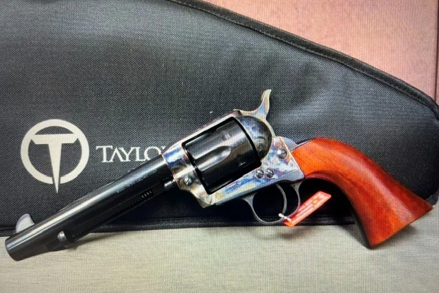Case hardened single action revolver taken in on trade